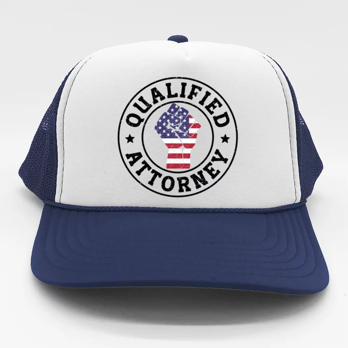 Patriotic 4th July Attorney Cute Gift Trucker Hat