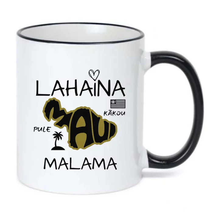 PRAY 4 LAHAINA Malama Maui Strong Black Color Changing Mug