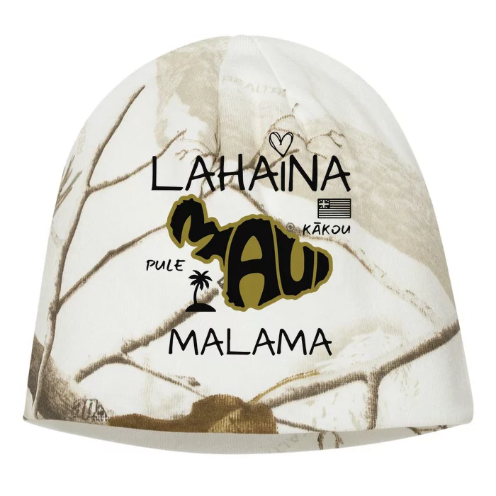 PRAY 4 LAHAINA Malama Maui Strong Kati - Camo Knit Beanie