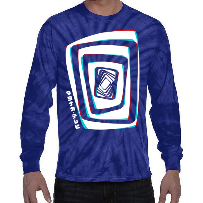 Persona 4 Midnight Channel Tie-Dye Long Sleeve Shirt