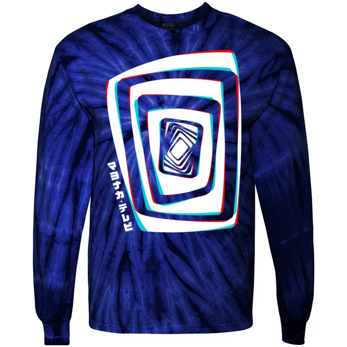 Persona 4 Midnight Channel Tie-Dye Long Sleeve Shirt