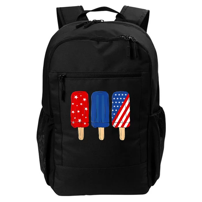 Patriotic 4th Of July Popsicles USA America Flag Summer Daily Commute Backpack