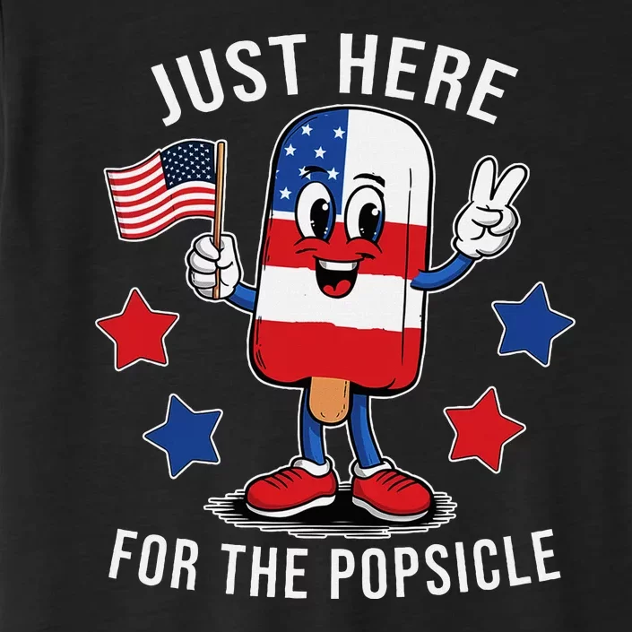 Patriotic 4th Of July Popsicle Usa Flag ChromaSoft Performance T-Shirt