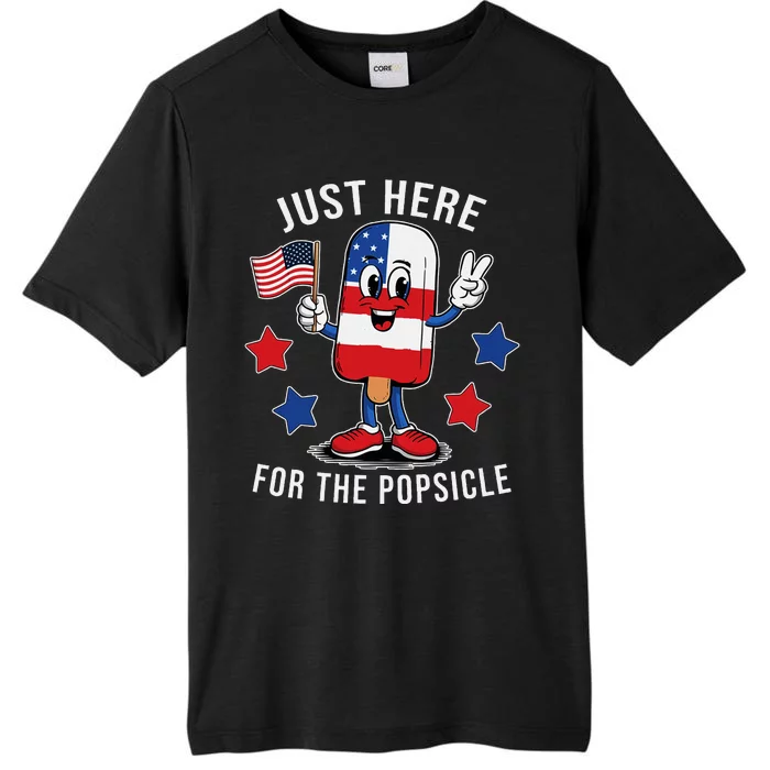 Patriotic 4th Of July Popsicle Usa Flag ChromaSoft Performance T-Shirt