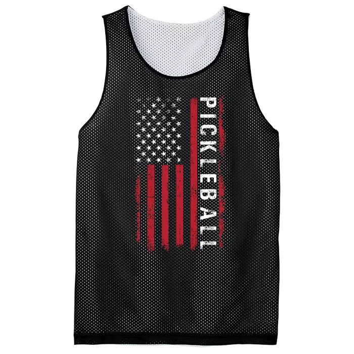 Pickleball 4th Of July Mesh Reversible Basketball Jersey Tank