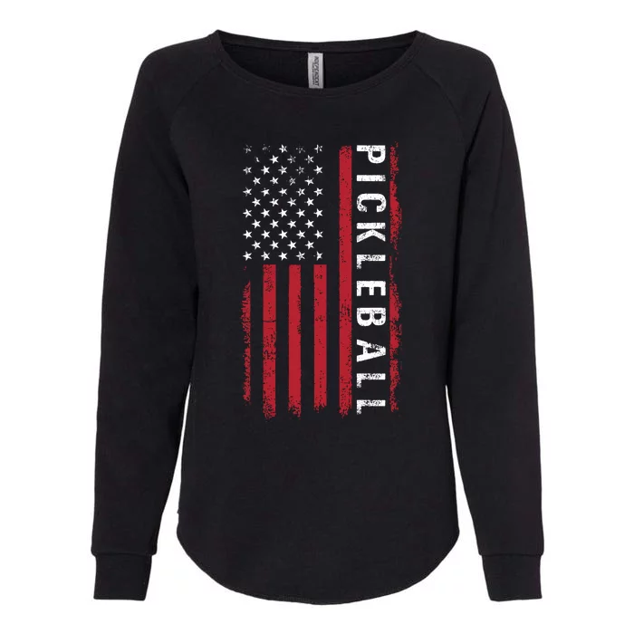 Pickleball 4th Of July Womens California Wash Sweatshirt