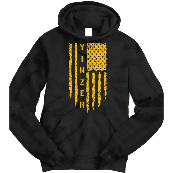 Pittsburgh 412 Steel City Yinzer Flag Tie Dye Hoodie