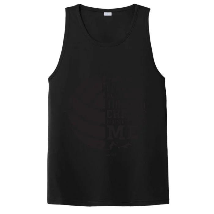 Philippians 413 Volleyball Gifts Teen Teens Performance Tank