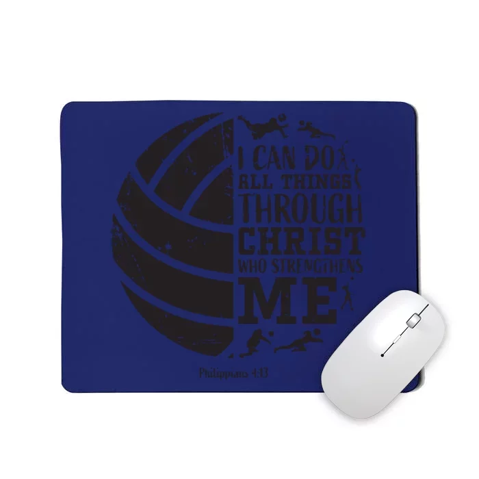 Philippians 413 Volleyball Gifts Teen Teens Mousepad