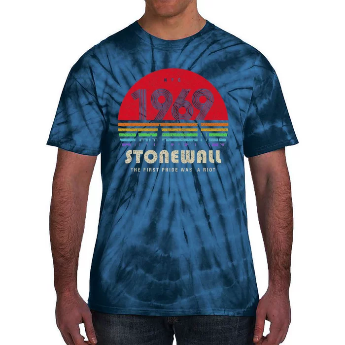 Pride 50th Anniversary Stonewall 1969 Was A Riot LGBTQ Tie-Dye T-Shirt