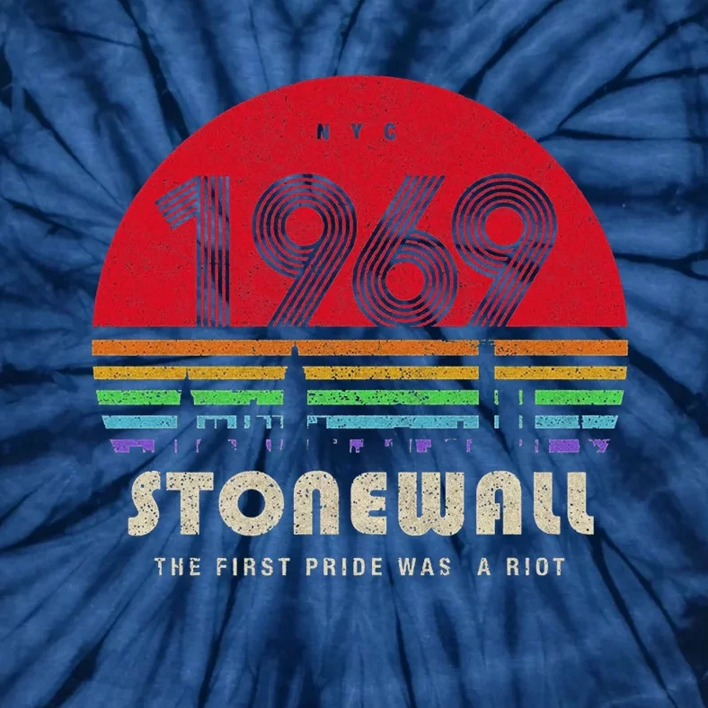 Pride 50th Anniversary Stonewall 1969 Was A Riot LGBTQ Tie-Dye T-Shirt