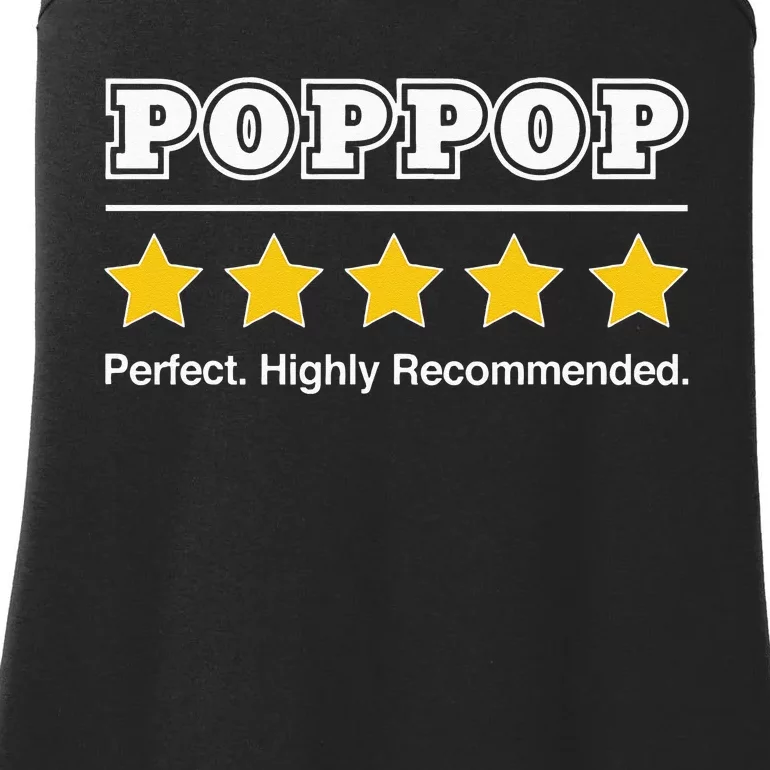 Poppop 5 Stars Perfect Funny Gifts For Poppop Fathers Day Ladies Essential Tank