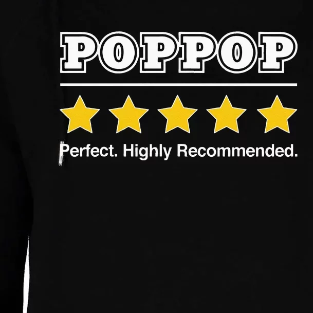 Poppop 5 Stars Perfect Funny Gifts For Poppop Fathers Day Womens Funnel Neck Pullover Hood