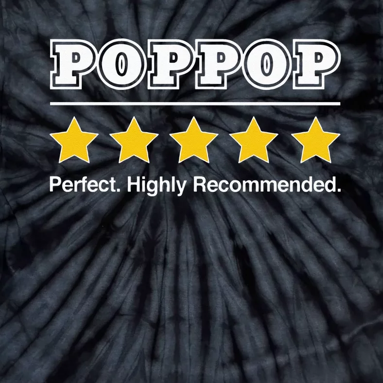 Poppop 5 Stars Perfect Funny Gifts For Poppop Fathers Day Tie-Dye T-Shirt