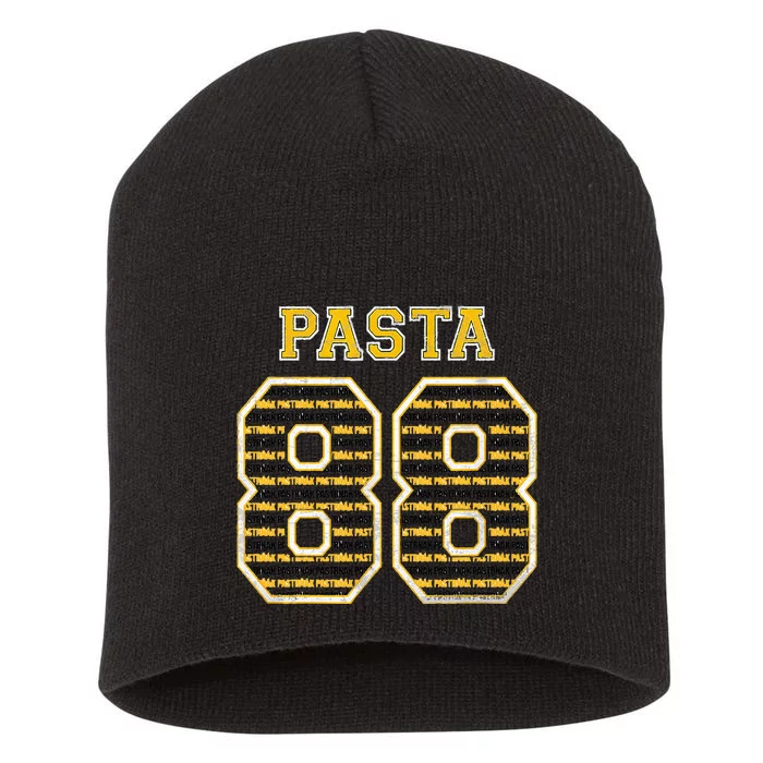 PASTA 88 Pastrnak Boston Professional Ice Hockey Inspired Short Acrylic Beanie