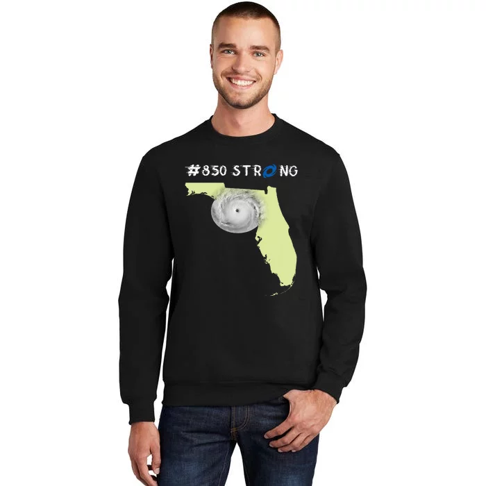 Premium 850 Strong Hurricane Florida Storm Tall Sweatshirt