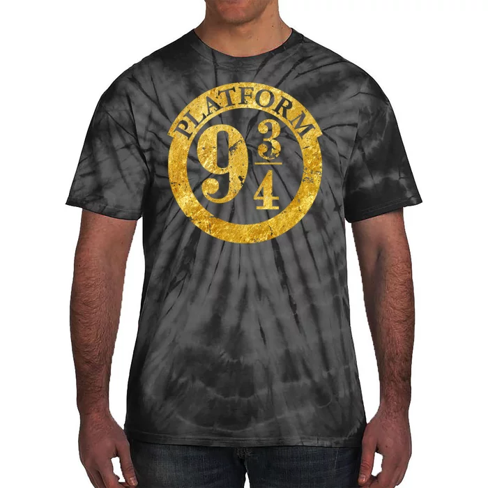 Platform 9 34 Golden Logo Tie-Dye T-Shirt