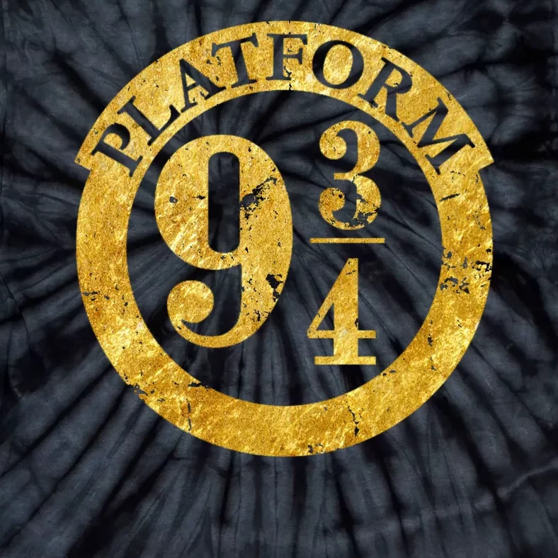 Platform 9 34 Golden Logo Tie-Dye T-Shirt