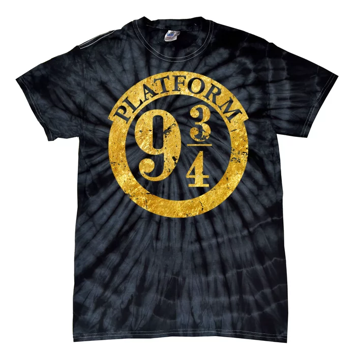 Platform 9 34 Golden Logo Tie-Dye T-Shirt