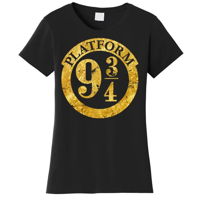 Platform 9 34 Golden Logo Women's T-Shirt