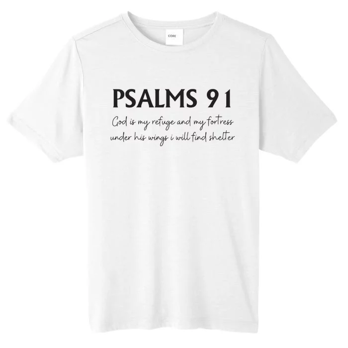 Psalms 91 Bible Verse ChromaSoft Performance T-Shirt