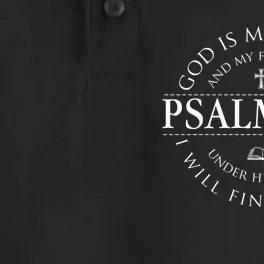 Psalm 91 My Refuge And My Fortress Dry Zone Grid Performance Polo