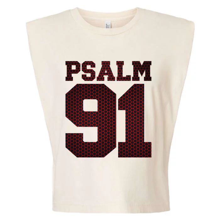 Psalm 91 Garment-Dyed Women's Muscle Tee