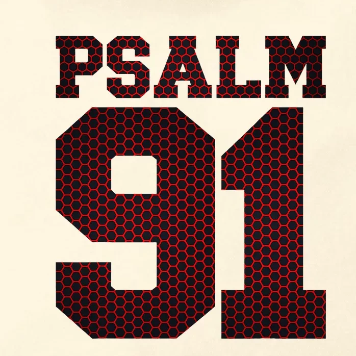 Psalm 91 Zip Tote Bag