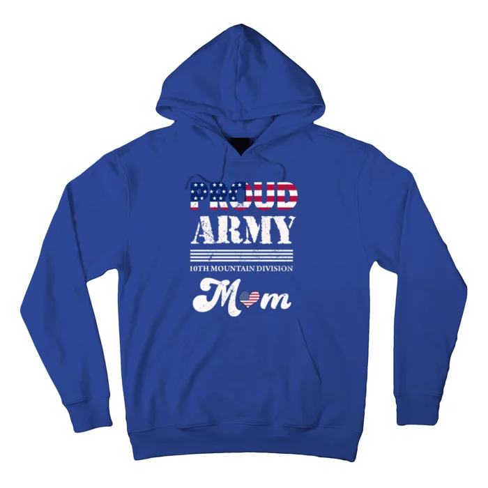 Proud Army 10th Mountain Division Mom Gift Hoodie