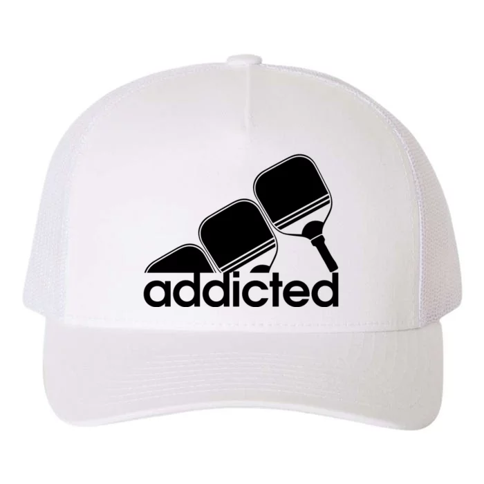 PICKLEBALL ADDICTED 2 Yupoong Adult 5-Panel Trucker Hat