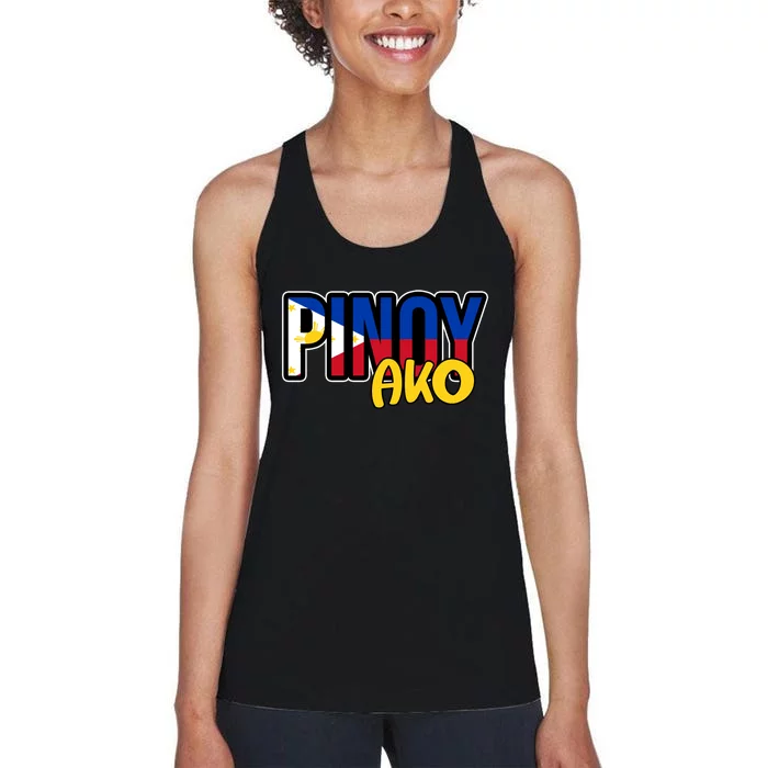 Pinoy Ako Women's Racerback Tank