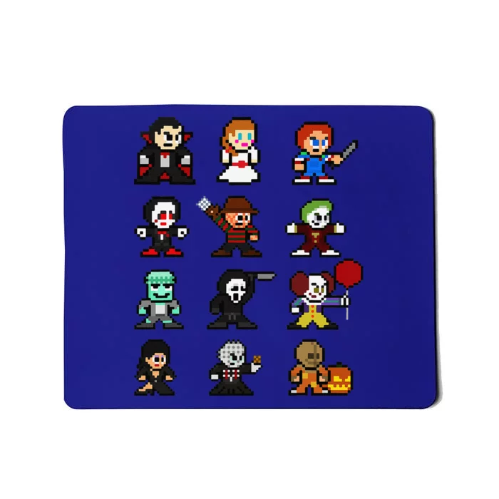 Pixel Art 8Bit Horror Halloween Scary Character Video Games Mousepad