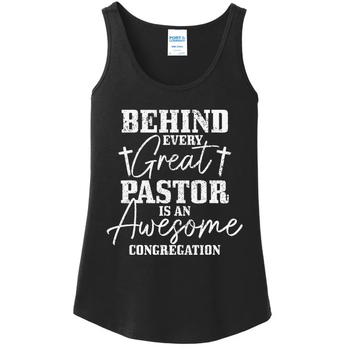 Pastor Appreciation Art Preacher Clergy Christian Ladies Essential Tank