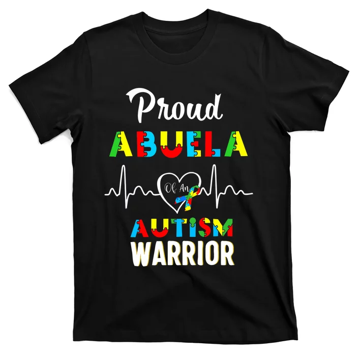 Proud Autism Abuela Autism Awareness Warrior Matching Family T-Shirt