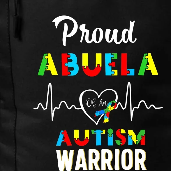 Proud Autism Abuela Autism Awareness Warrior Matching Family Daily Commute Backpack