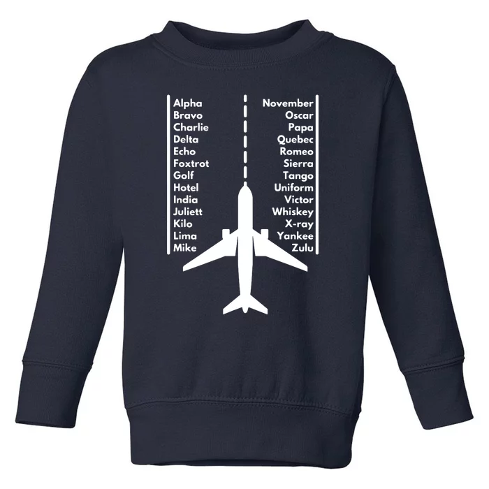 Pilot & Aviation Airplane Toddler Sweatshirt