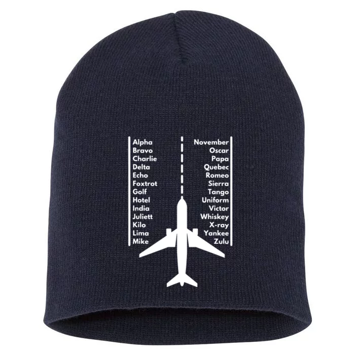 Pilot & Aviation Airplane Short Acrylic Beanie