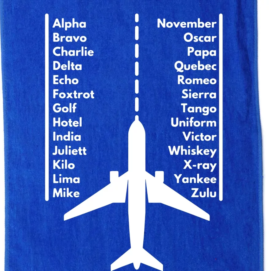 Pilot & Aviation Airplane Platinum Collection Golf Towel