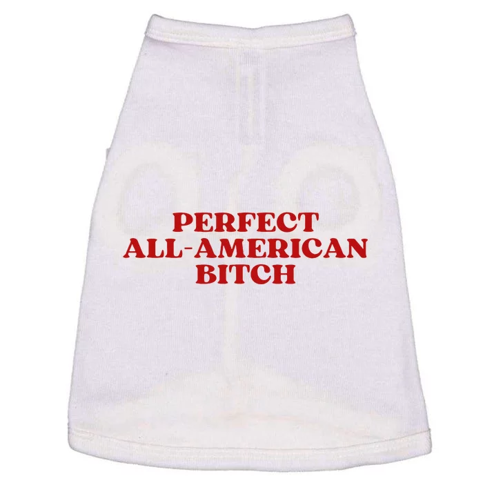 Perfect All American Bitch Aesthetic Doggie Tank