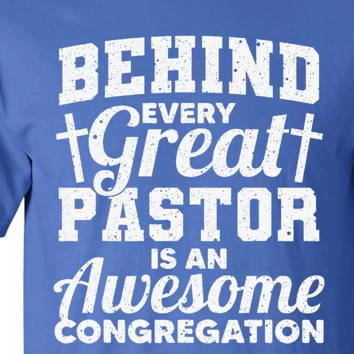 Pastor Appreciation Art Preacher Clergy Christian Tall T-Shirt