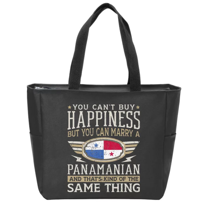 Panamanian And American Flag Panama Proud Zip Tote Bag