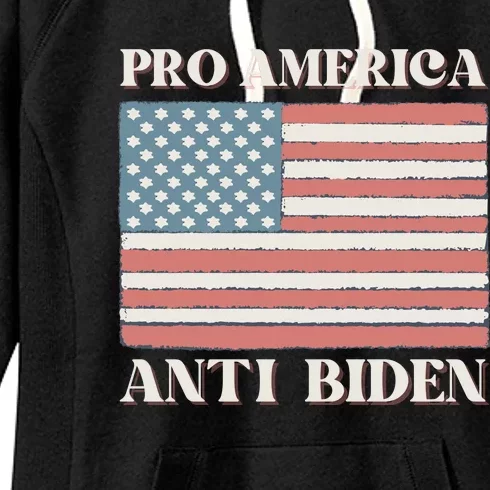 Pro America Anti Biden Women's Fleece Hoodie