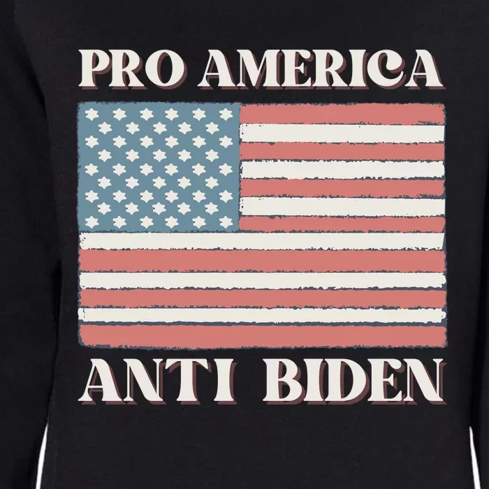 Pro America Anti Biden Womens California Wash Sweatshirt