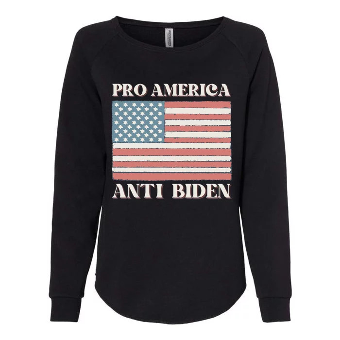 Pro America Anti Biden Womens California Wash Sweatshirt