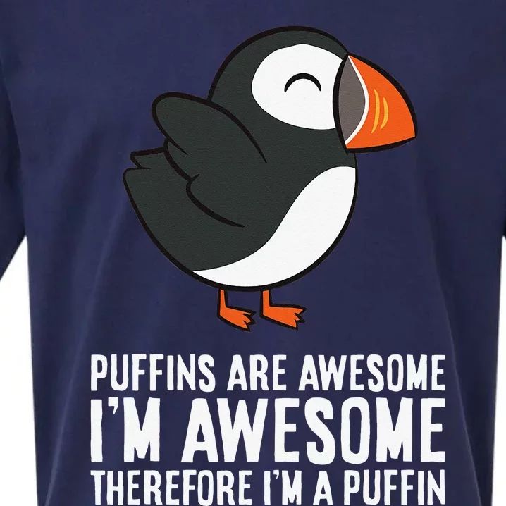 Puffins Are Awesome. I'm Awesome Therefore I'm a Puffin Sueded Cloud Jersey T-Shirt