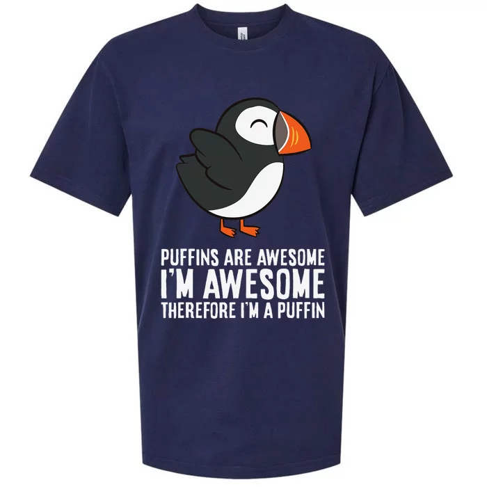 Puffins Are Awesome. I'm Awesome Therefore I'm a Puffin Sueded Cloud Jersey T-Shirt