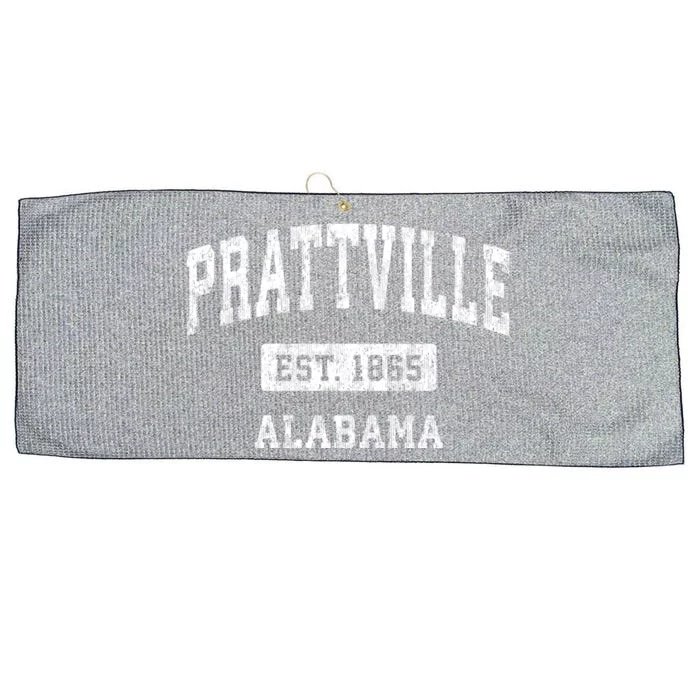 Prattville Alabama Al Vintage Sports Established Large Microfiber Waffle Golf Towel