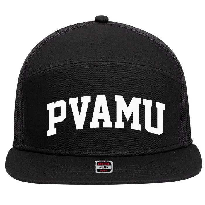 PVAMU Athletic Arch College University Alumni 7 Panel Mesh Trucker Snapback Hat