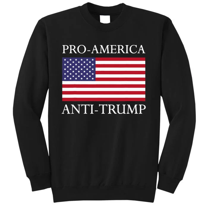 Proamerica Antitrump American Usa Flag Resist Sweatshirt