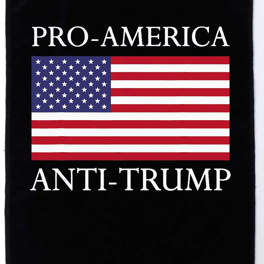 Proamerica Antitrump American Usa Flag Resist Platinum Collection Golf Towel